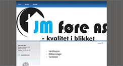 Desktop Screenshot of jfore.no